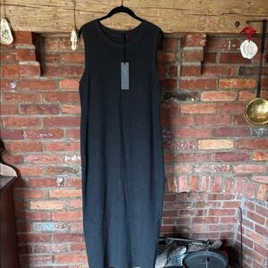 Jenni Kayne sleeveless dress in charcoal, size XXL
